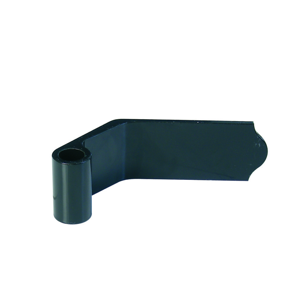 Verkropte strik voor functioneel beslag van raamluiken – verstelbaar onderdeel voor een stabiele plaatsing bij luiken die boven elkaar openvouwen.